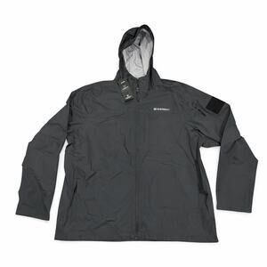 BAERskin Heavy Storm Waterproof Hooded Rain Jacket Navy 2XL NWT